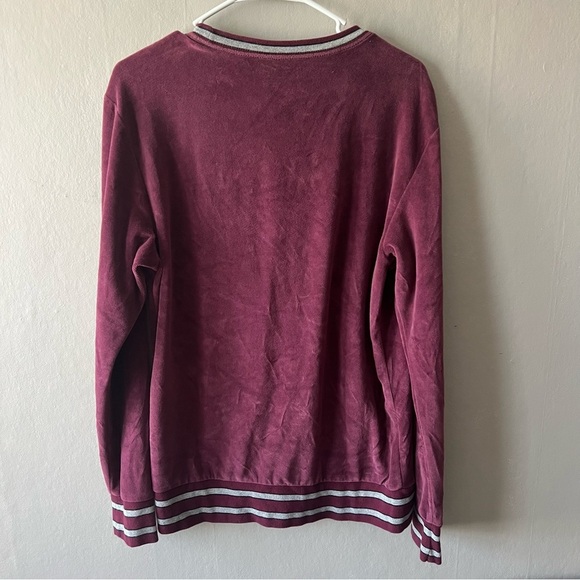 American Eagle Velvet Maroon Sweater Size Small - Picture 5 of 6